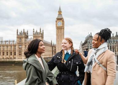 Students celebrating University of London Foundation Programme with OnCampus IFP